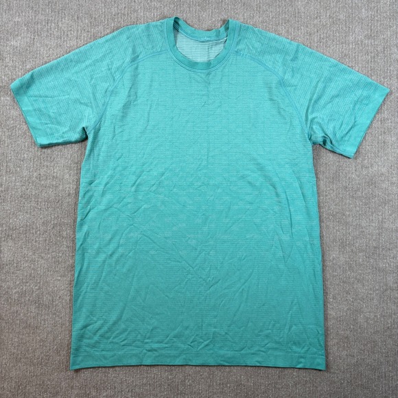 lululemon athletica Other - Lululemon Teal Metal Vent Tech Short Sleeve Shirt Men's Size Medium EUC